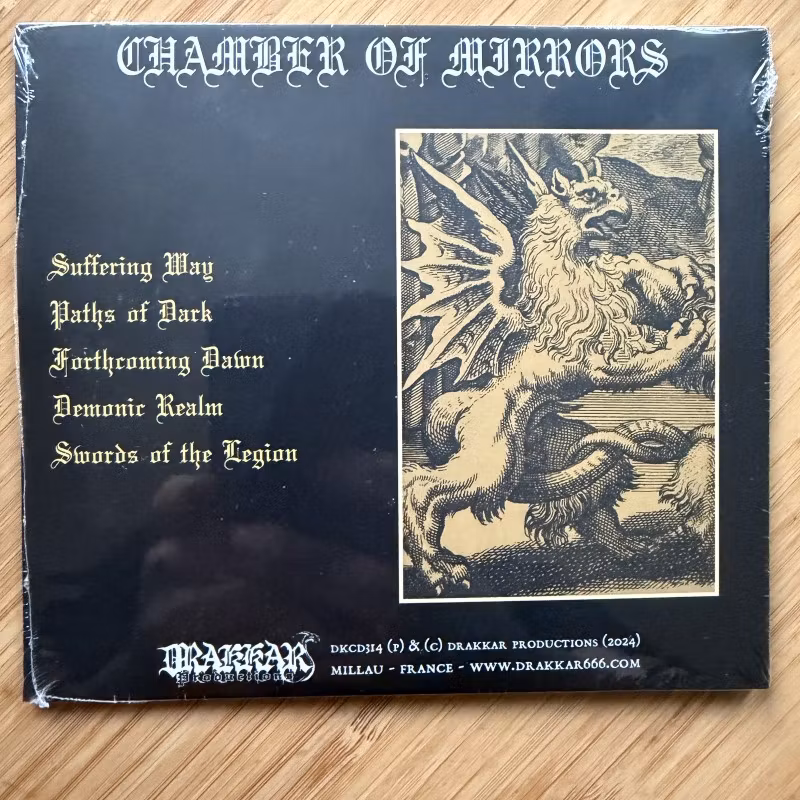 CHAMBER OF MIRRORS Demonic Realm (Drakkar - France original) (SS) CD