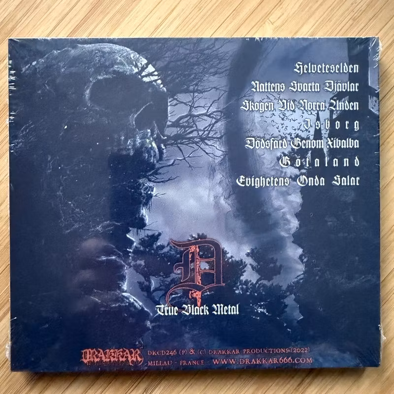 DØDSFALL När Mörkret Är På Väg (Drakkar - France original) (SS) CD
