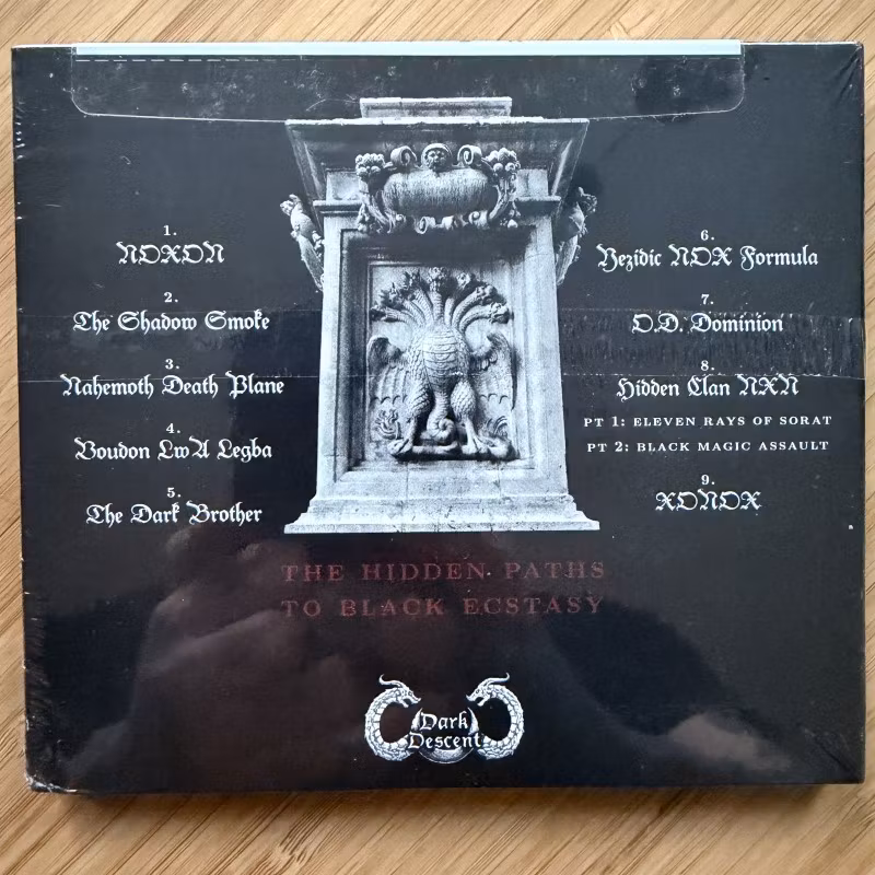 NOX FORMULAE The Hidden Paths To Black Ecstasy (Dark Descent - USA original) (SS) CD