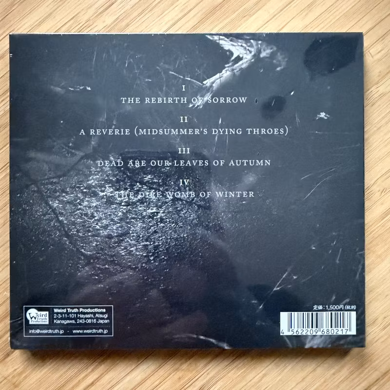 PROFETUS As All Seasons Die (Weird Truth - Japan original) (SS) CD