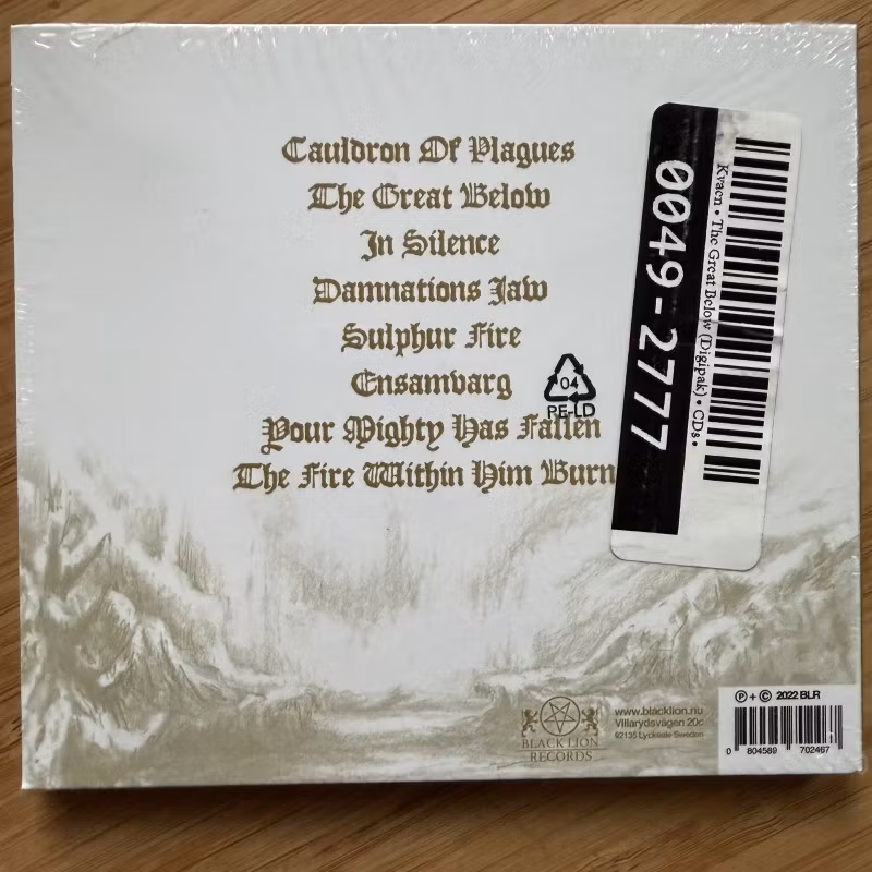 KVAEN The Great Below (Black Lion - Sweden original) (SS) CD