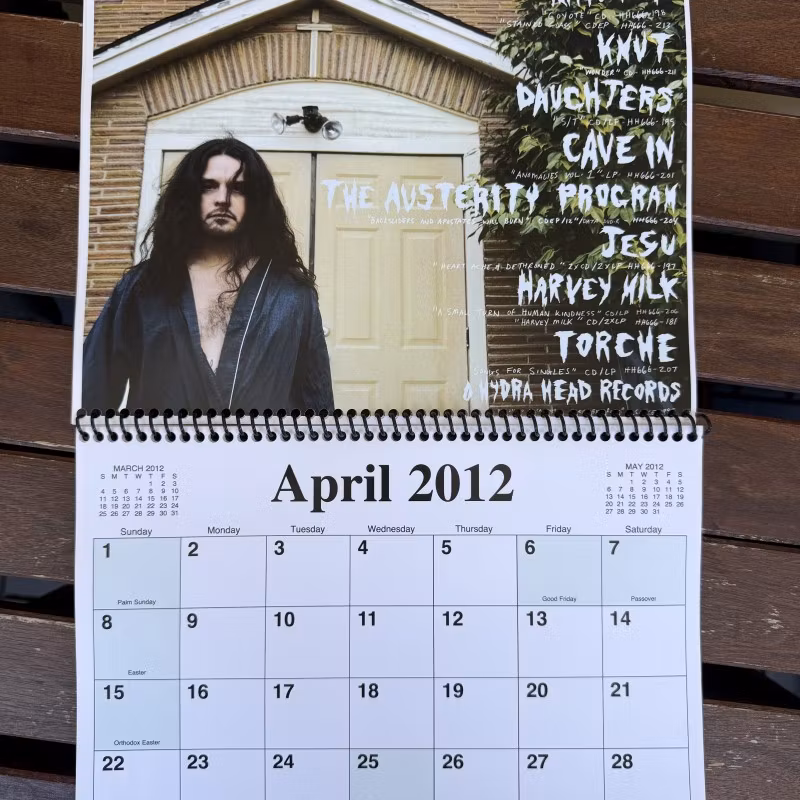 HYDRA HEAD RECORDS 2012 Calendar (VG+) CALENDAR