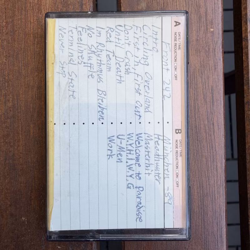 FRONT 242 München 1989 (VG+) TAPE