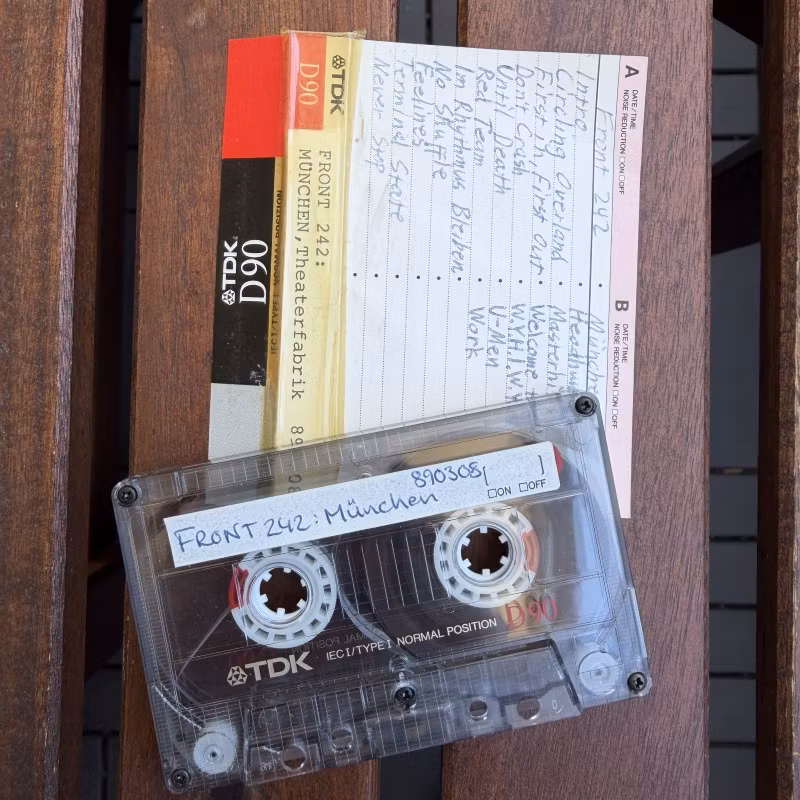 FRONT 242 München 1989 (VG+) TAPE