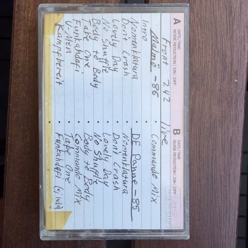 FRONT 242 Malmö 1986 / De Panne 1985 (VG+) TAPE