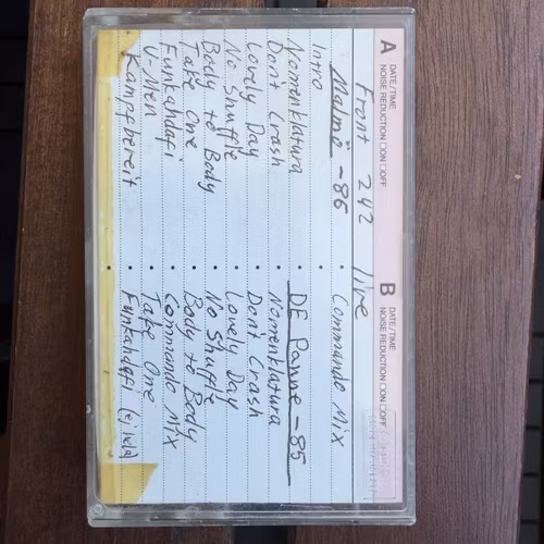 FRONT 242 Malmö 1986 / De Panne 1985 (VG+) TAPE