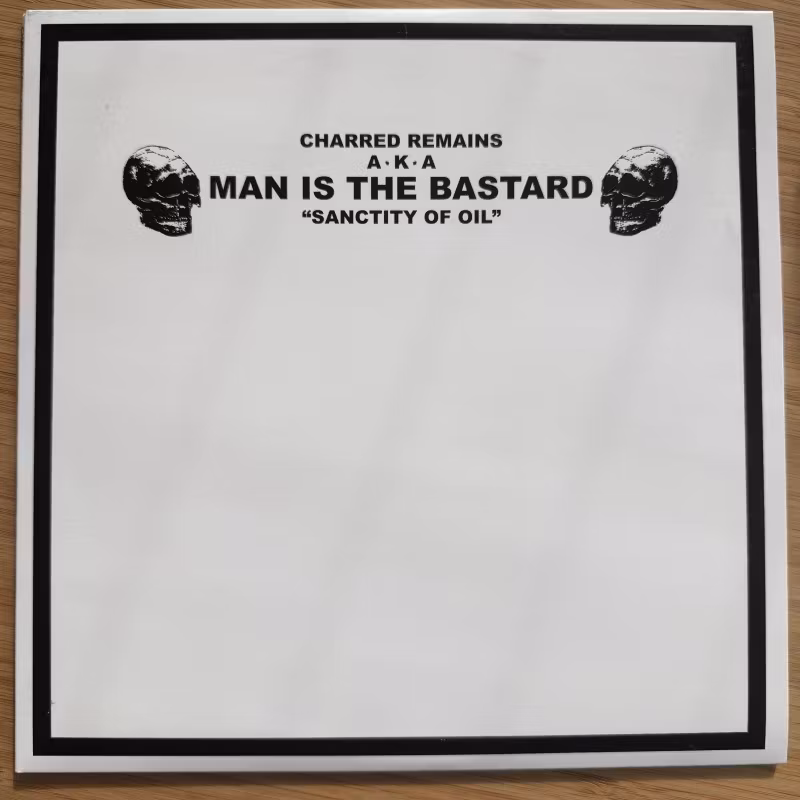 BIZARRE UPROAR / CHARRED REMAINS AKA MAN IS THE BASTARD Split (Green vinyl) (Deep Six - USA reissue) (NM) 10"