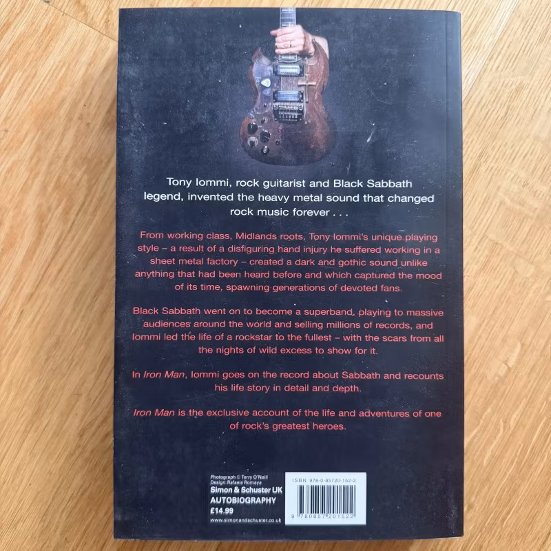 TONY IOMMI Iron Man (NM) BOOK