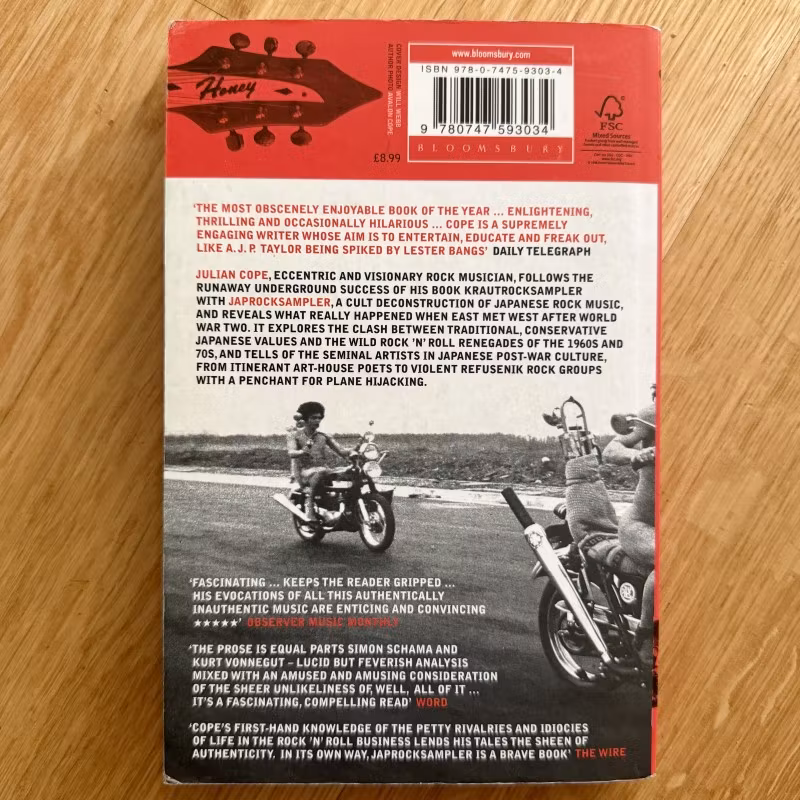 JULIAN COPE Japrocksampler (VG+) BOOK
