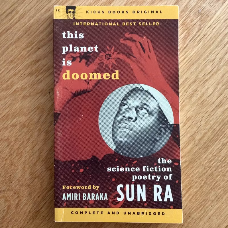 SUN RA This Planet is Doomed (EX) BOOK
