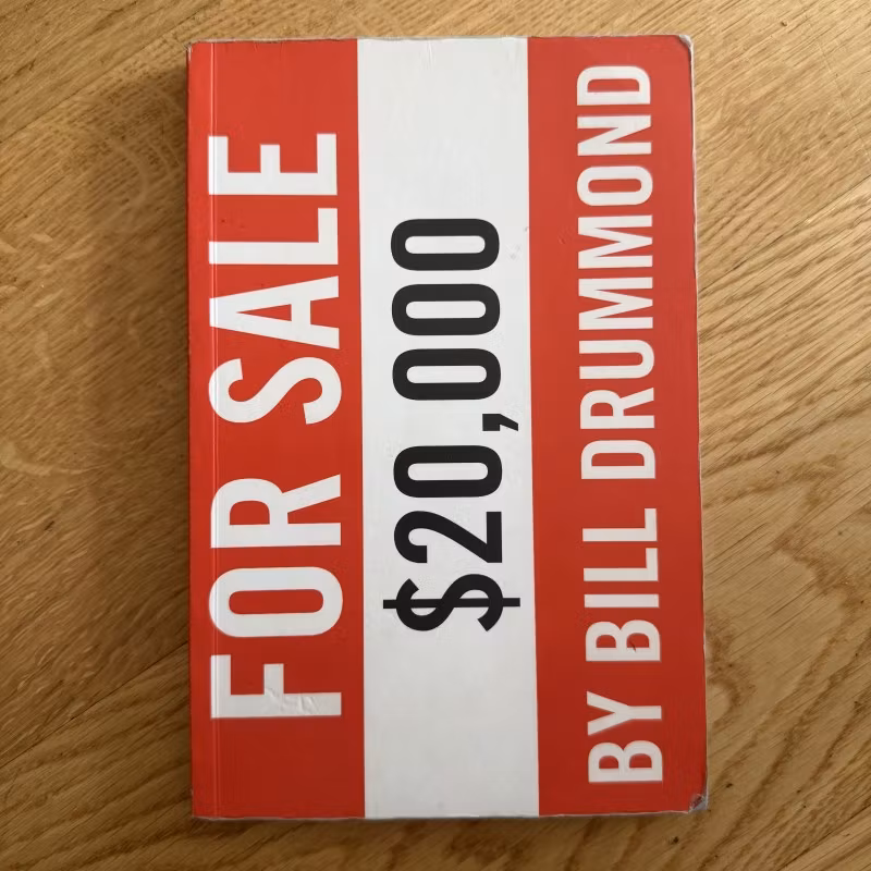 BILL DRUMMOND $20,000 (VG) BOOK