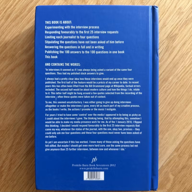 BILL DRUMMOND 100 (EX) BOOK