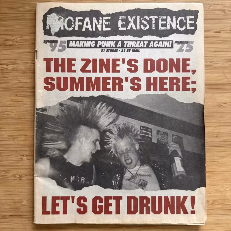 PROFANE EXISTENCE #25 1995 (VG+) MAGAZINE