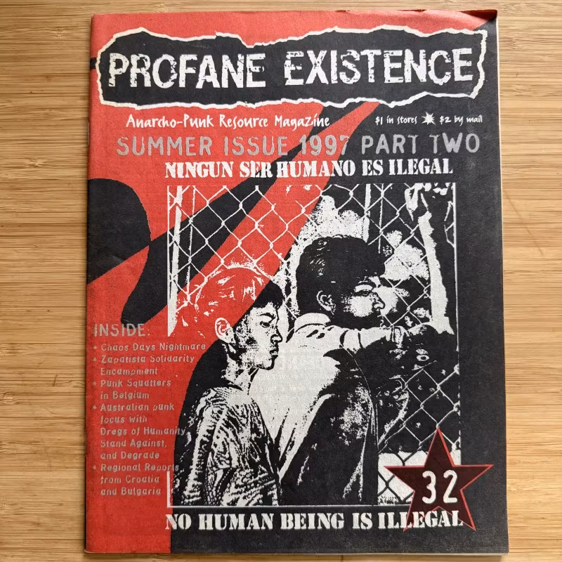 PROFANE EXISTENCE #32 1997 (EX) MAGAZINE