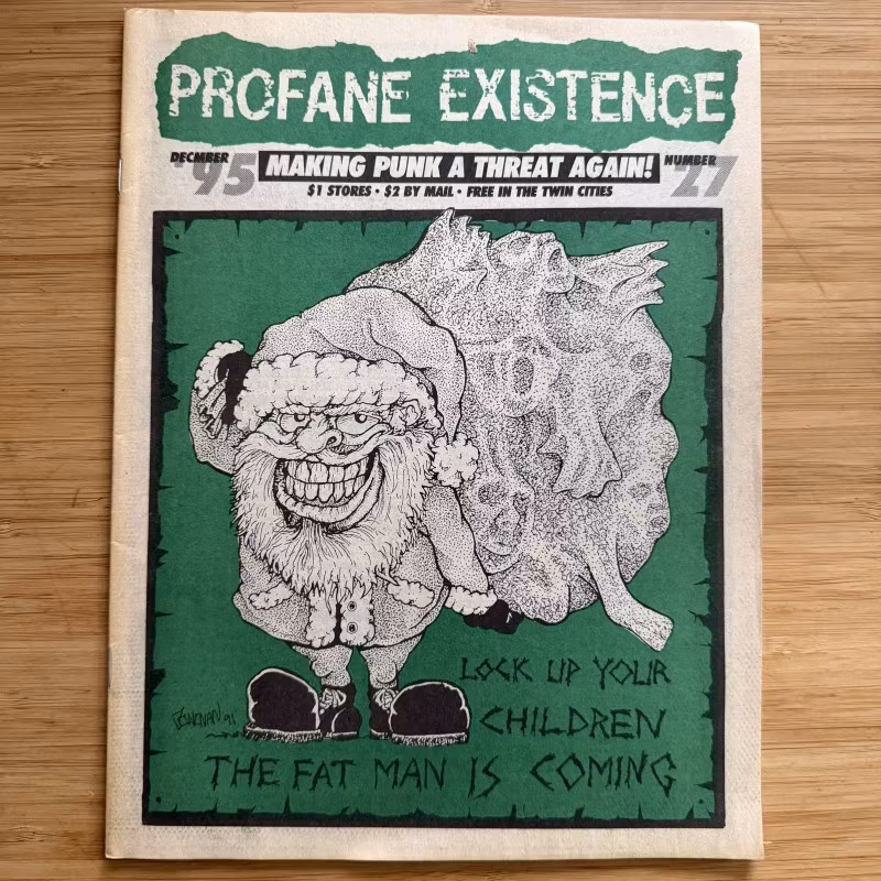 PROFANE EXISTENCE #27 1995 (EX) MAGAZINE