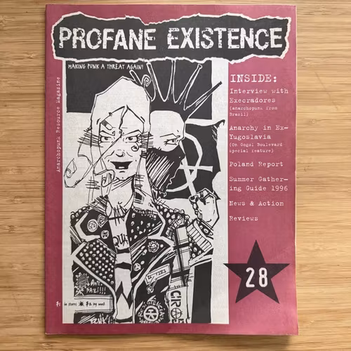 PROFANE EXISTENCE #28 1996 (EX) MAGAZINE
