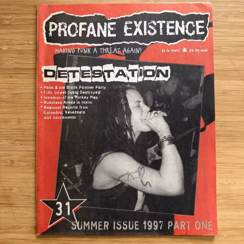 PROFANE EXISTENCE #31 1997 (EX) MAGAZINE