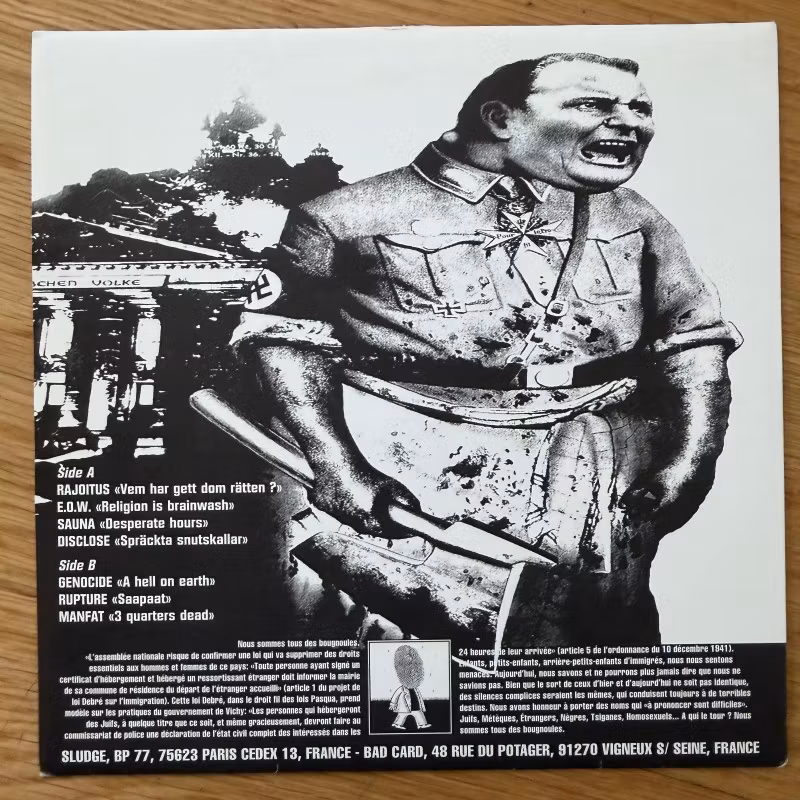 VARIOUS Regurgitation (Sludge - France original) (EX/VG+) 7"