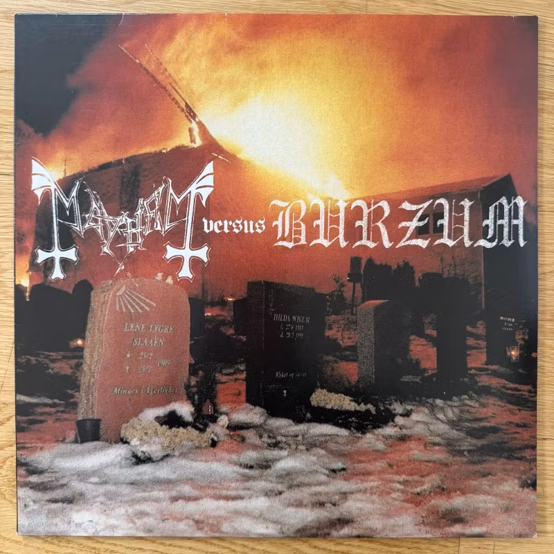 MAYHEM / BURZUM Mayhem Versus Burzum (No label) (EX) LP