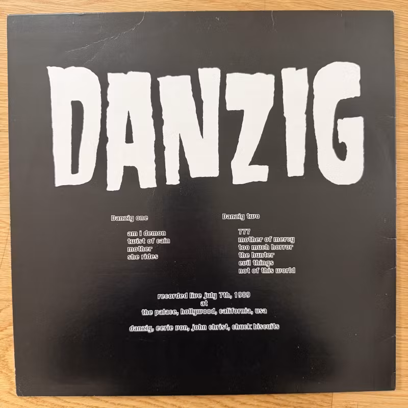 DANZIG Too Much Horror (No label - Sweden original) (VG/VG+) LP