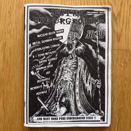 FATAL UNDERGROUND #49 2017 (EX) FANZINE