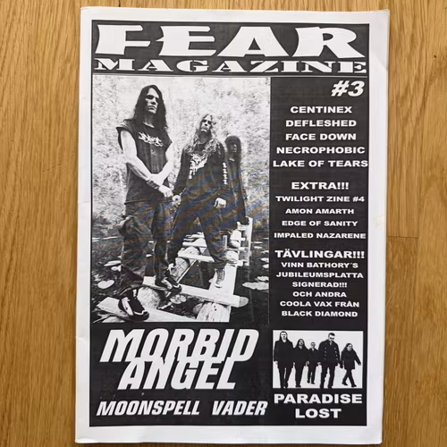 FEAR #3 1998 (EX) FANZINE