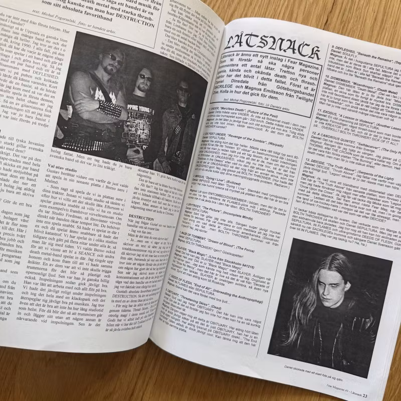 FEAR #3 1998 (EX) FANZINE