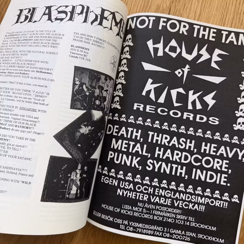 RUPTURED #2 1991(2?) (EX) FANZINE