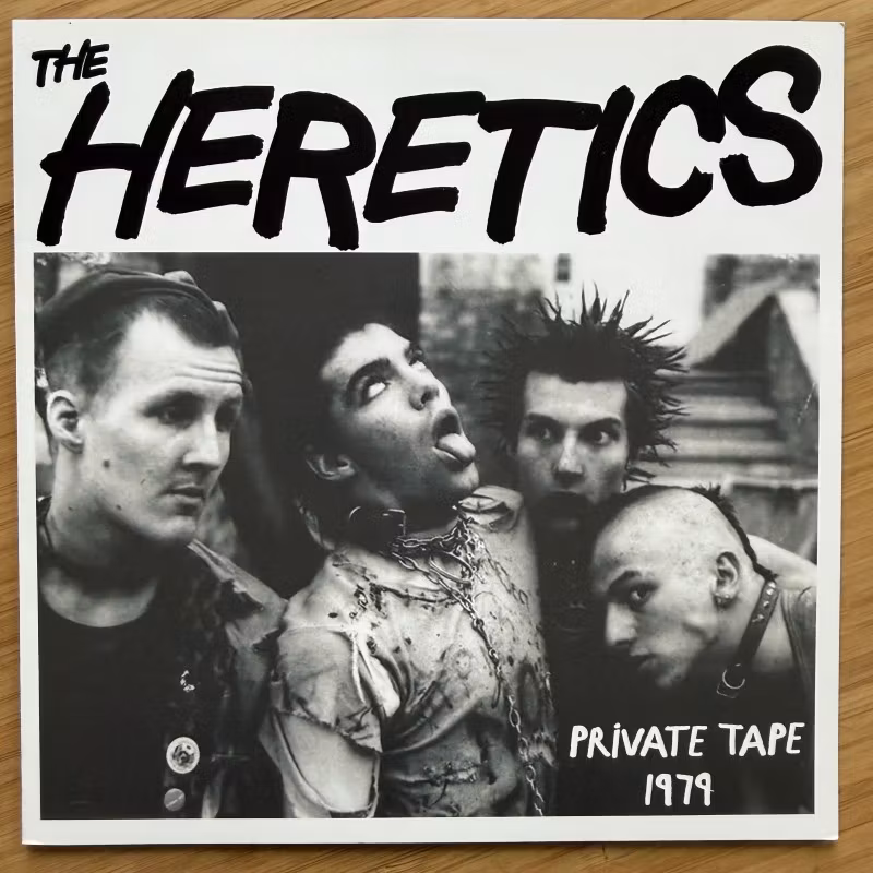 HERETICS, the Private Tape 1979 (Green vinyl) (Nausea - UK original) (NM) 7"