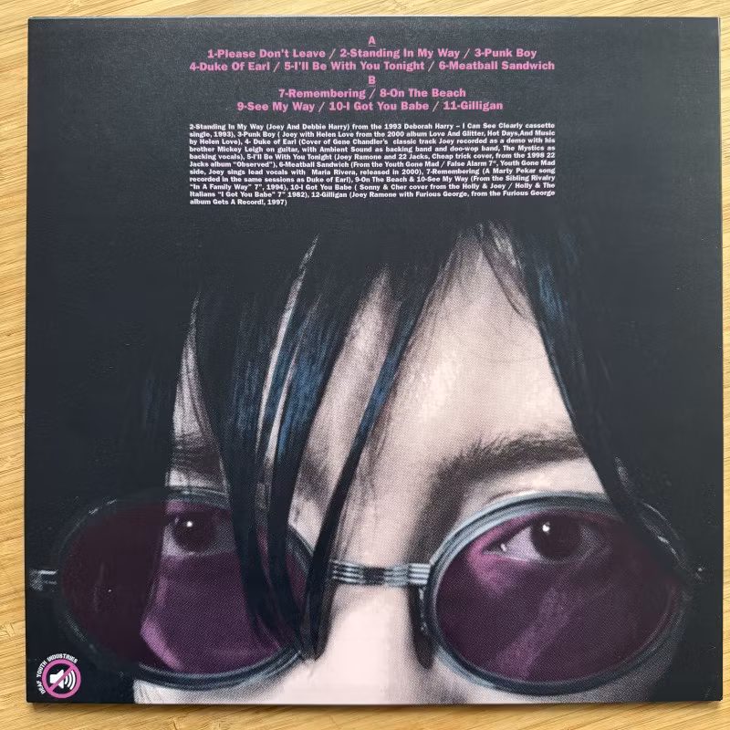 JOEY RAMONE A Closer Look (Deaf Youth Industries – Germany original) (EX/NM) LP