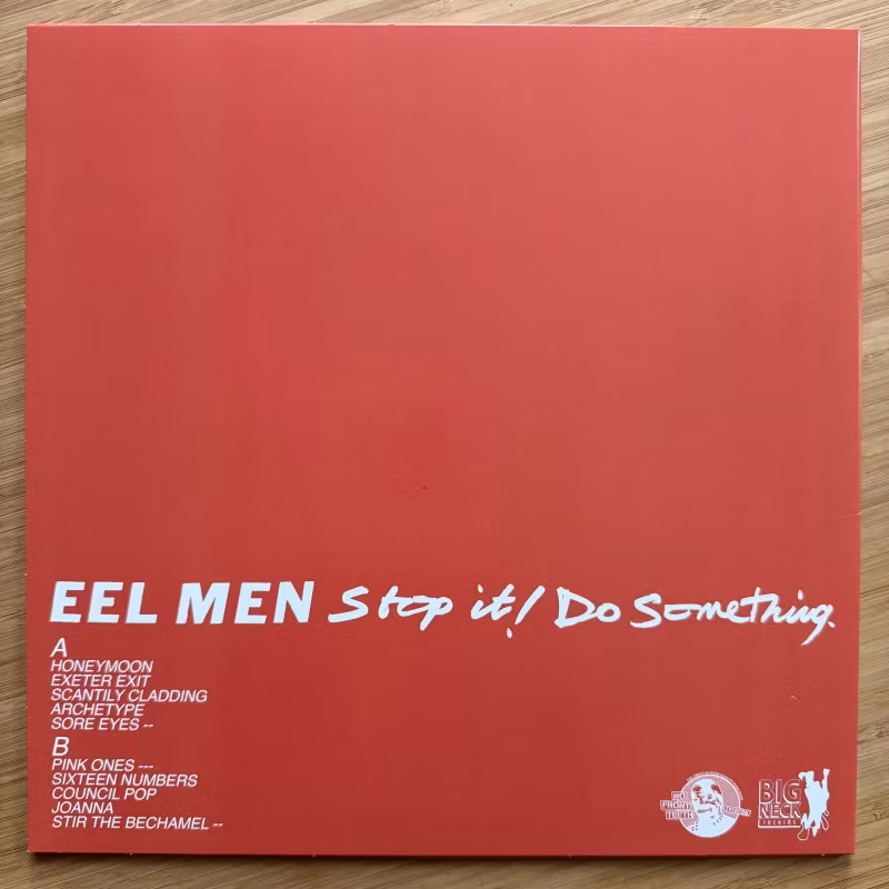 EEL MEN Stop It! Do Something. (No Front Teeth - UK 2nd press) (NM) LP