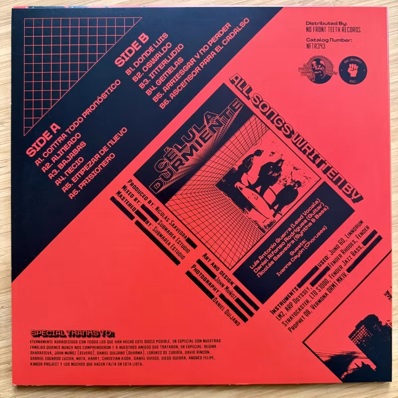 CÉLULA DURMIENTE ¡No Hay Futuro, Vamos Todos! (No Front Teeth - UK original) (NM) LP