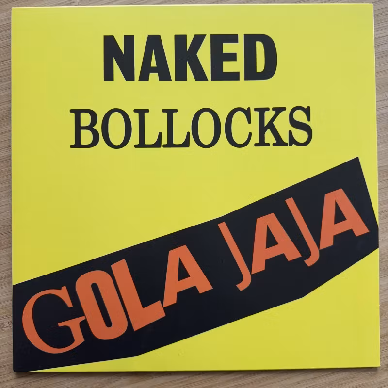 GOLA JAJA Naked Bollocks (Clear vinyl) (Ne! - Sweden original) (NM) LP+CD