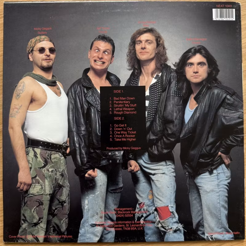 COCKNEY REJECTS Lethal (Neat - UK original) (VG+/VG) LP