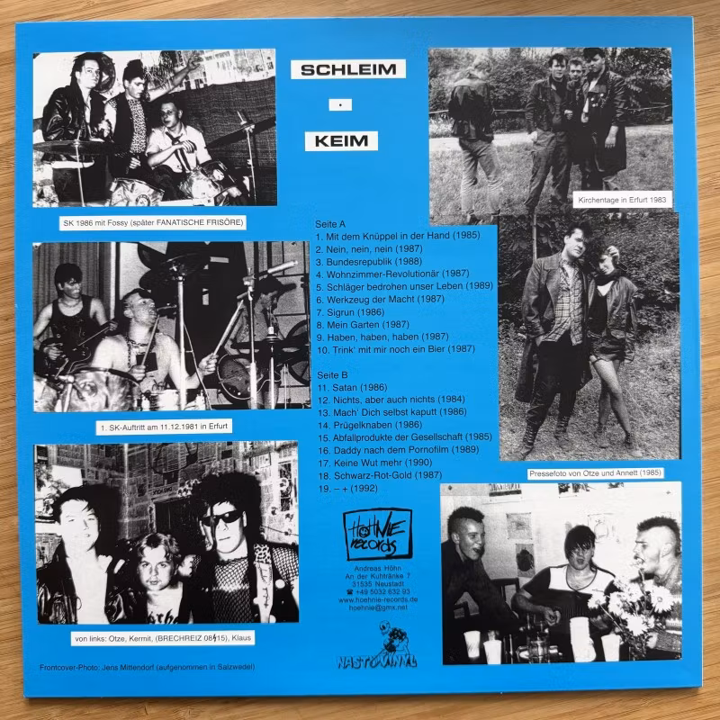 SCHLEIM-KEIM Abfallprodukte Der Gesellschaft (Nasty - Germany reissue) (NM) LP