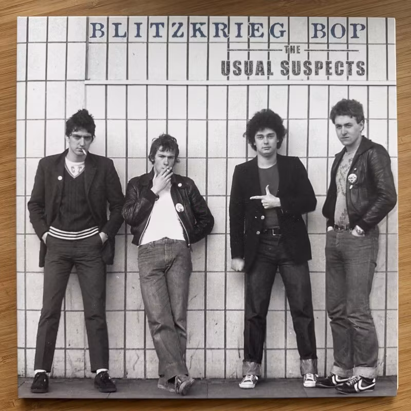 BLITZKRIEG BOP The Usual Suspects (Blue vinyl) (Ne! - Sweden original) (NM) LP+CD