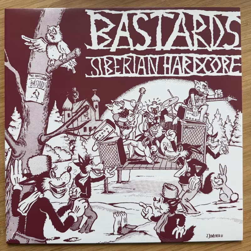 BASTARDS Siberian Hardcore (Höhnie - Germany reissue) (NM) LP