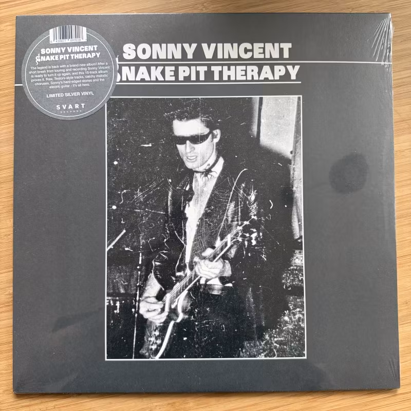 SONNY VINCENT Snake Pit Therapy (Silver vinyl) (Svart - Finland original) (SS) LP