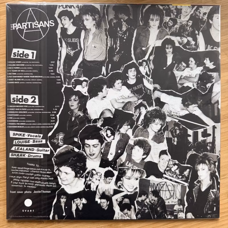 PARTISANS, the Police Story (Svart - Finland reissue) (NM) LP