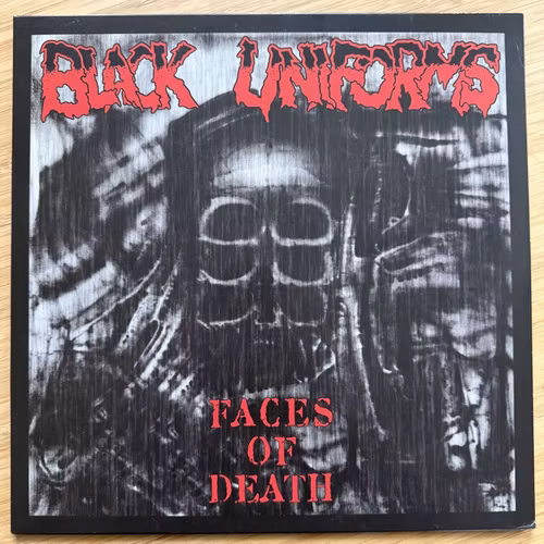 BLACK UNIFORMS Faces Of Death (Unrest - Canada reissue) (EX/NM) LP