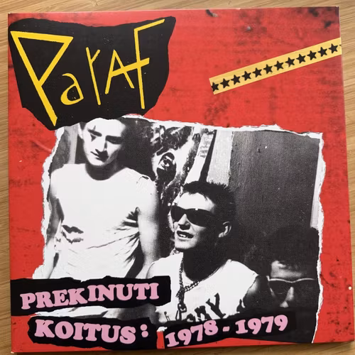 PARAF Prekinuti Koitus: 1978 - 1979 (Red vinyl) (Ne! - Sweden original) (NM) LP+CD