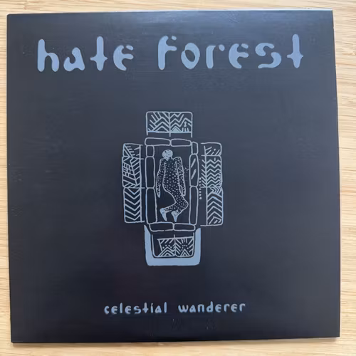HATE FOREST Celestial Wanderer (Grey vinyl) (Osmose - France reissue) (NM) 7"