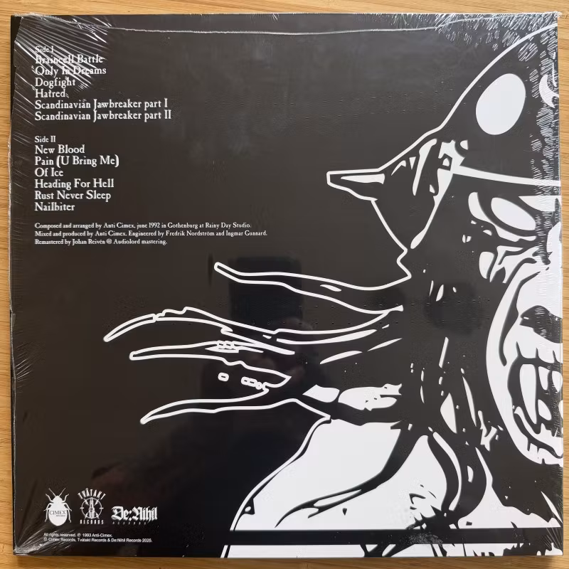 ANTI CIMEX Scandinavian Jawbreaker (Documentary ed.) (Cimex - Sweden reissue) (NM) LP