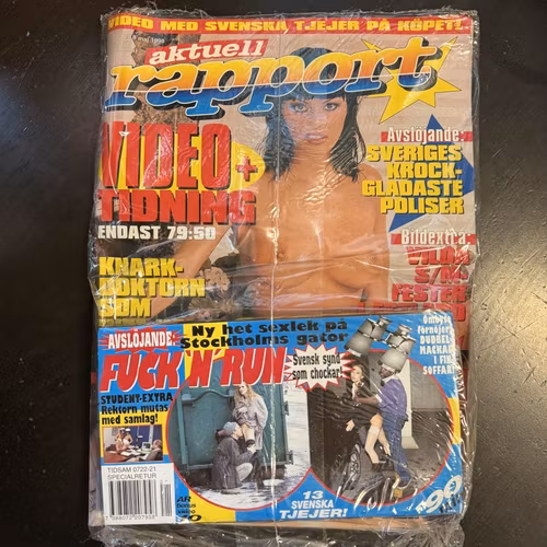 AKTUELL RAPPORT Maj 1999 (SS) MAGAZINE + VHS