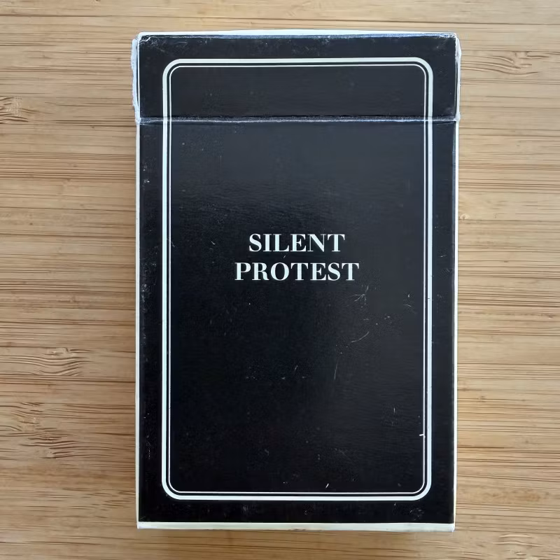 BILL DRUMMOND / THE KLF Silent Protest (EX) CARD GAME