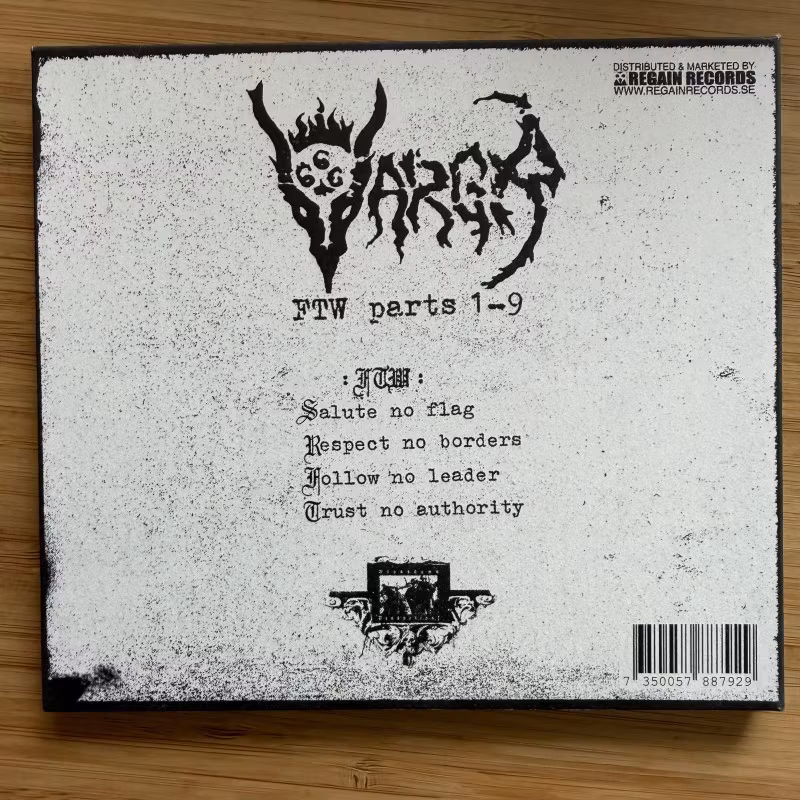 VARGR FTW (Blooddawn - Sweden original) (NM) CD