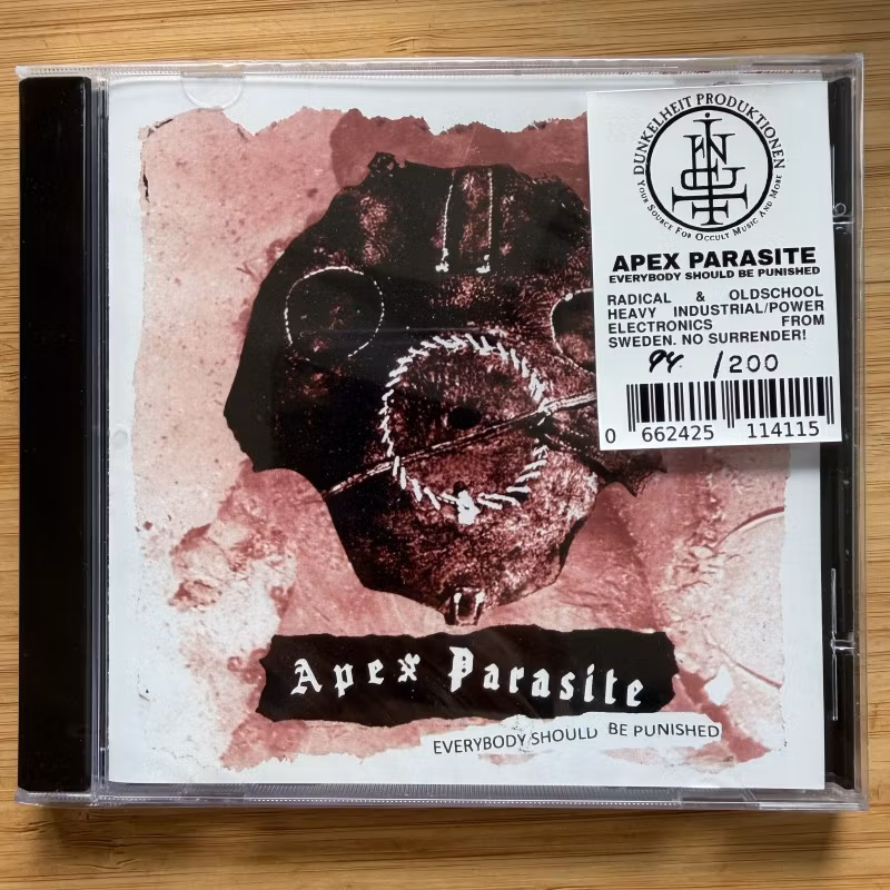 APEX PARASITE Everybody Should Be Punished (Dunkelheit - Germany original) (SS) CD