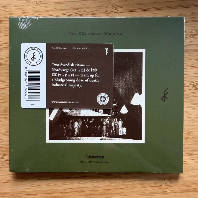 DET KÄTTERSKA FÖRBUND Lidaverken Del I: Att I Vådeld Förgås (Cold Spring - UK original) (SS) CD