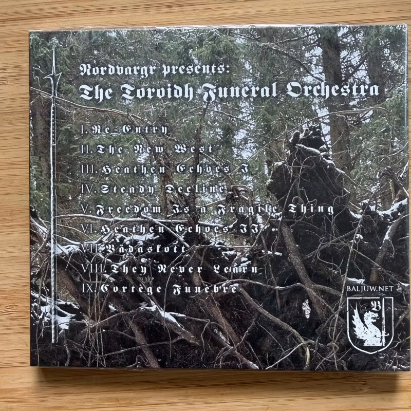 TOROIDH The Toroidh Funeral Orchestra (Baljuw – Belgium original) (SS) CD