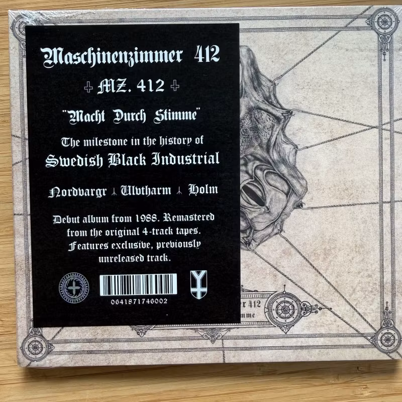MZ.412 Macht Durch Stimme (Cold Spring - UK reissue) (SS) CD
